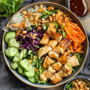 Chicken Spring Roll Salad Recipe