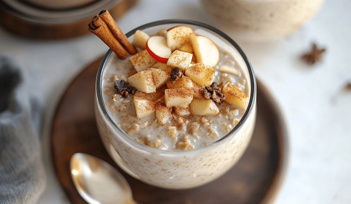 Apple Cinnamon Overnight Oats Recipe