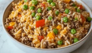 Hamburger Rice Casserole Recipe