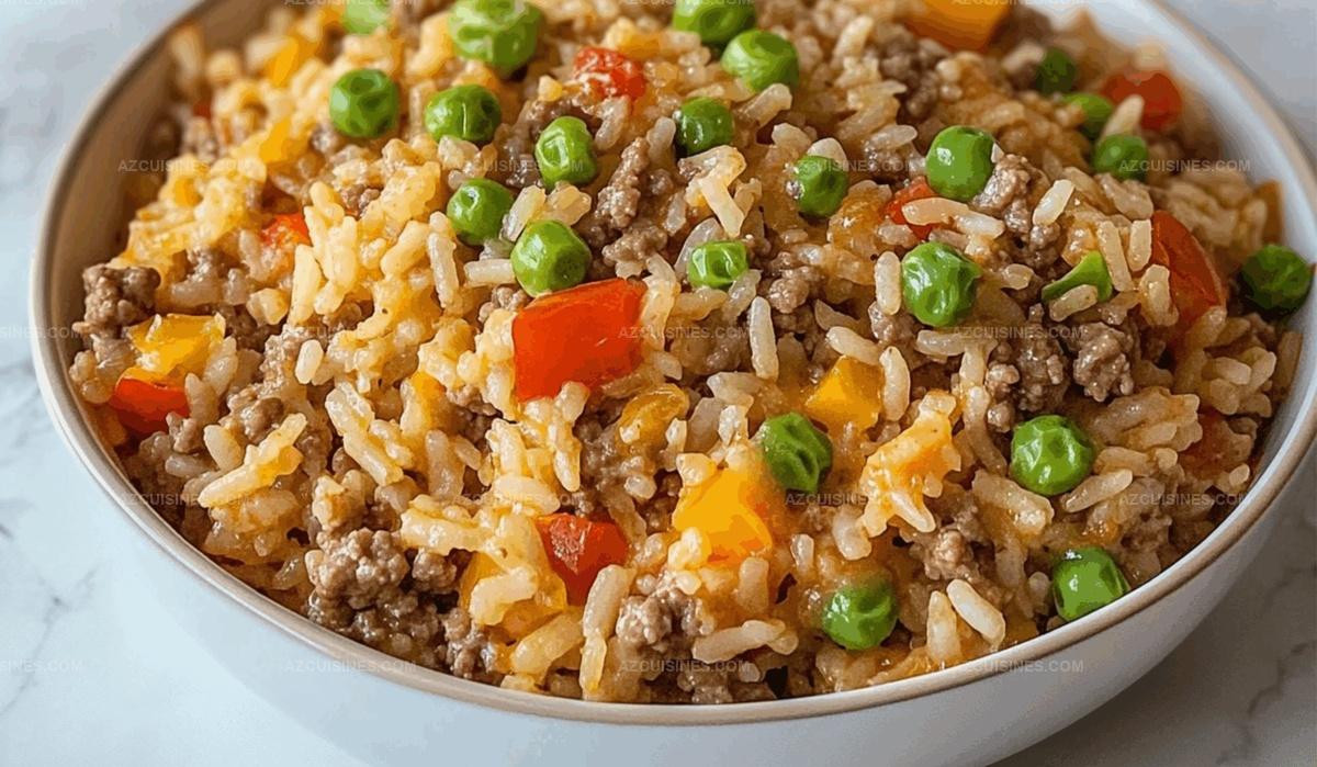 Hamburger Rice Casserole Recipe