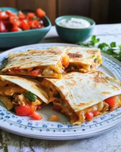 Sheet Pan Chicken Quesadillas Recipe