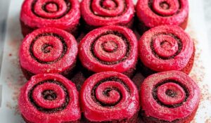 Red Velvet Valentines Cinnamon Rolls Recipe