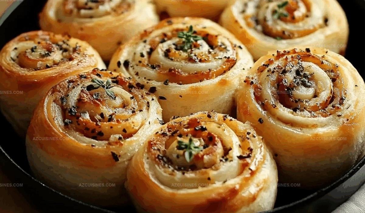 Garlic Swirl Rolls Recipe