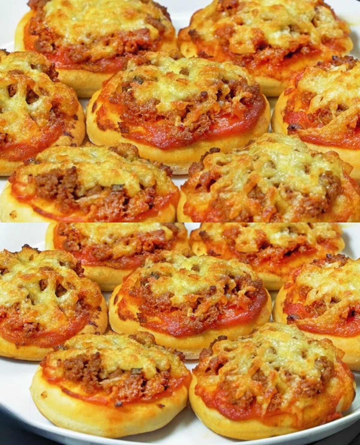 Quick and Easy Beef Mini Pizzas Recipe