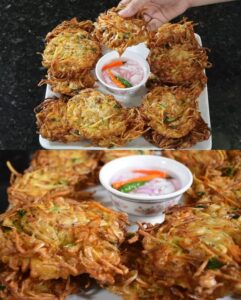 Shrimp and Vegetable Fritters Recipe