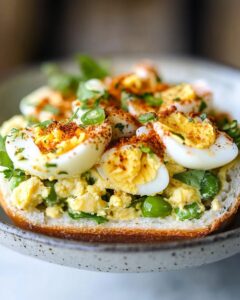 Crunchy and Creamy Egg Salad with a Twist Recipe