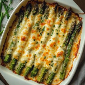 Cheesy Baked Asparagus Recipe