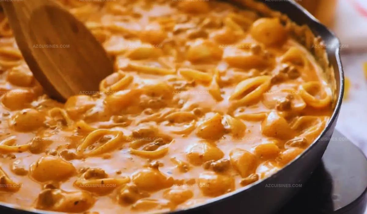 Rich Beef And Shells Recipe