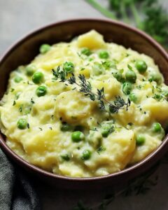 Creamed Peas and Potatoes Recipe