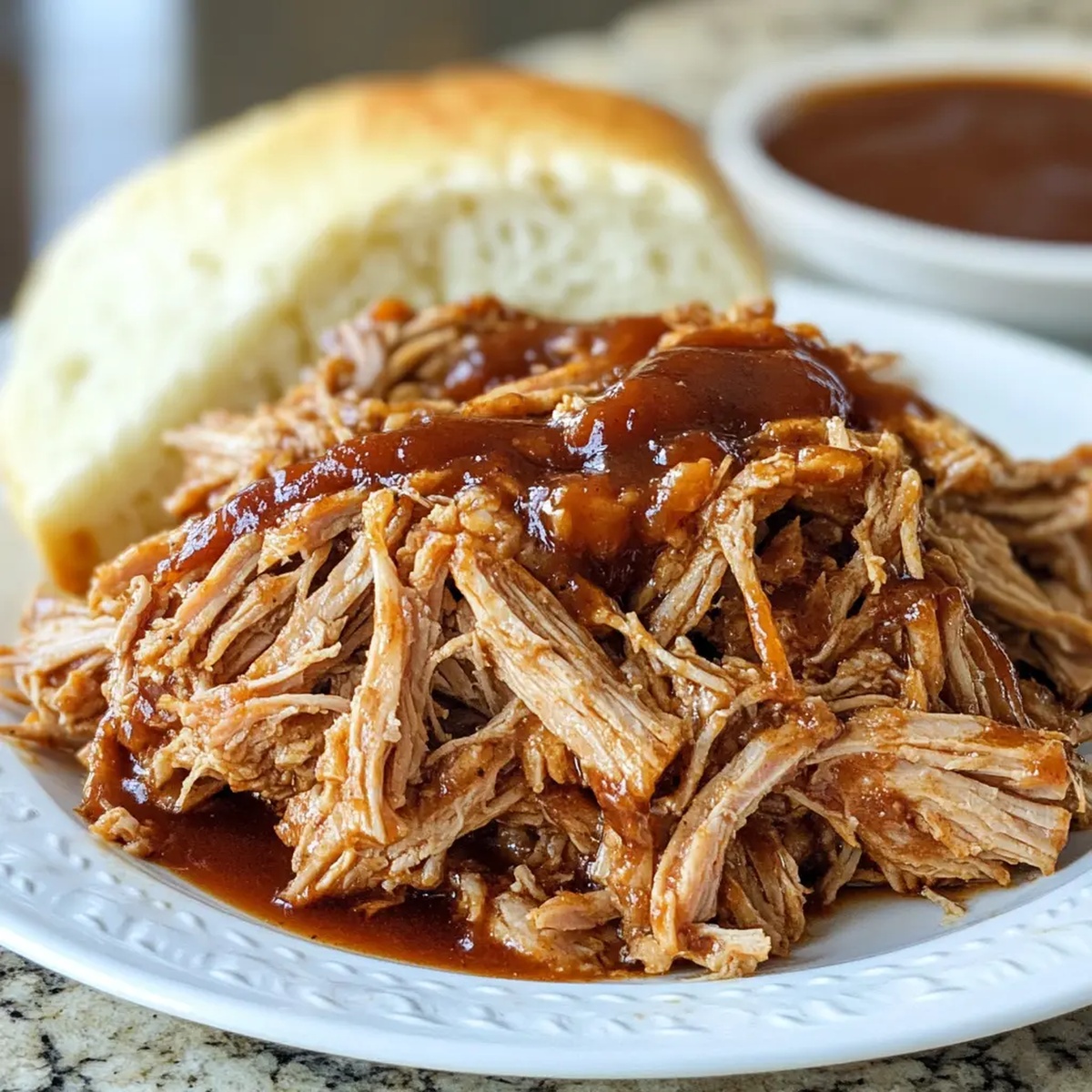 Slow Cooker BBQ Pulled Pork Tenderloin Recipe