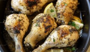 Baked Lemon Pepper Chicken Drumsticks Recipe