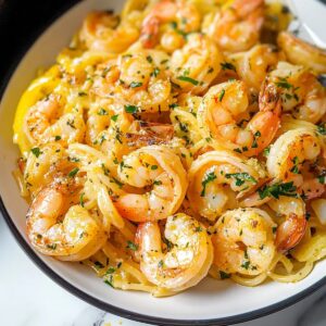 Lemon Garlic Shrimp Pasta Recipe