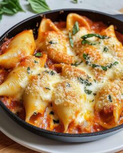 Spinach Ricotta Stuffed Shells Recipe