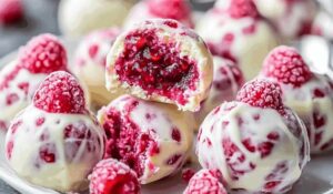 Raspberry Cheesecake Truffles Recipe