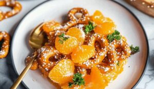 Mandarin Orange Pretzel Salad Recipe