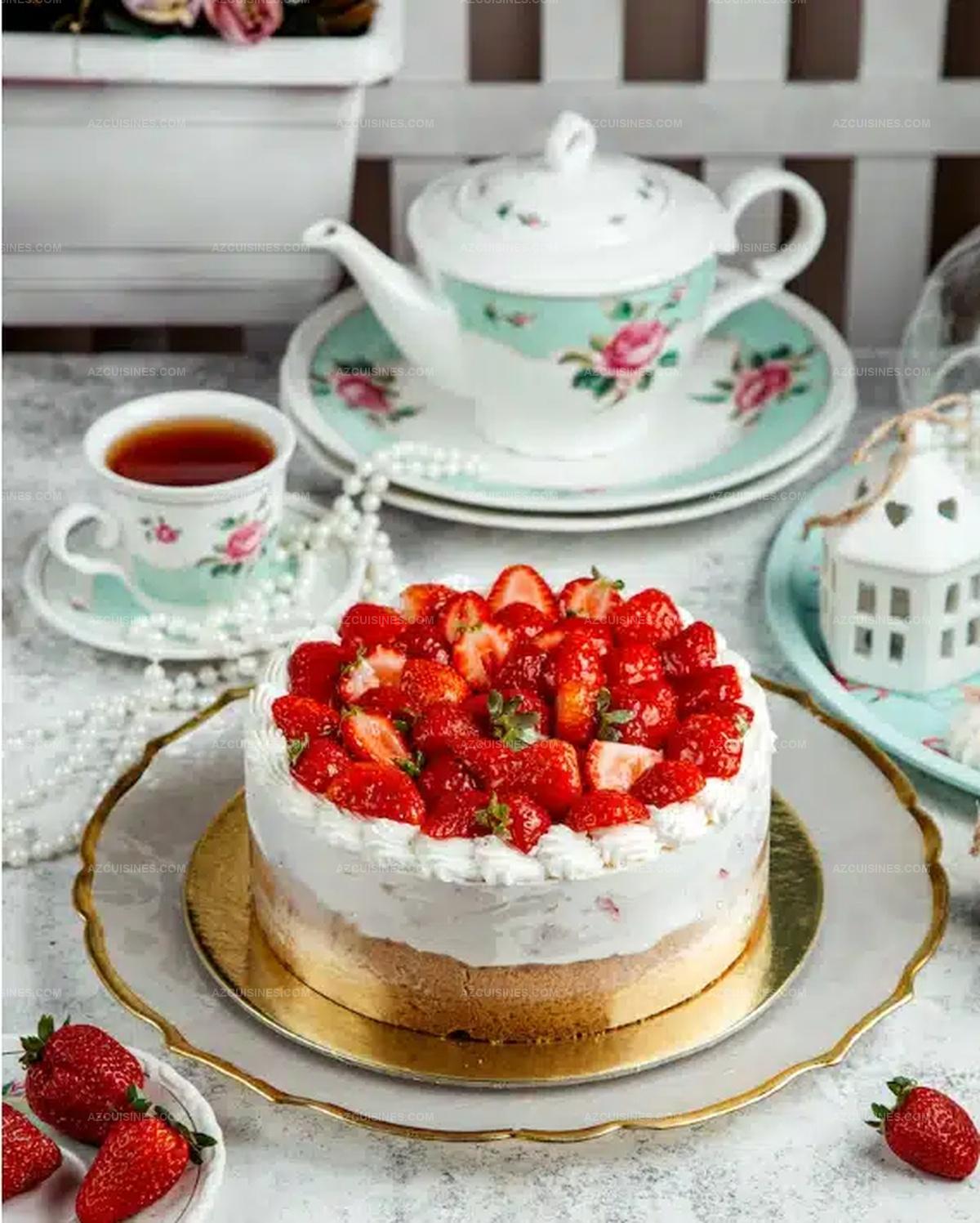 Strawberry Cake From Scratch Recipe
