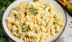 Dill Pickle Pasta Salad Recipe