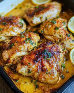 Baked Lemon Butter Chicken Recipe