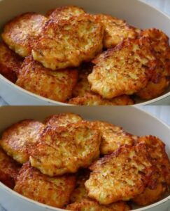 Crispy Rice and Courgette Patties Recipe