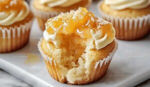 Honey Peach Cream Cheese Cupcakes Recipe