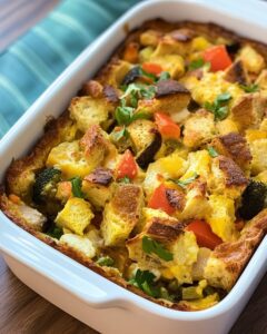Veggie Dinner Strata Recipe