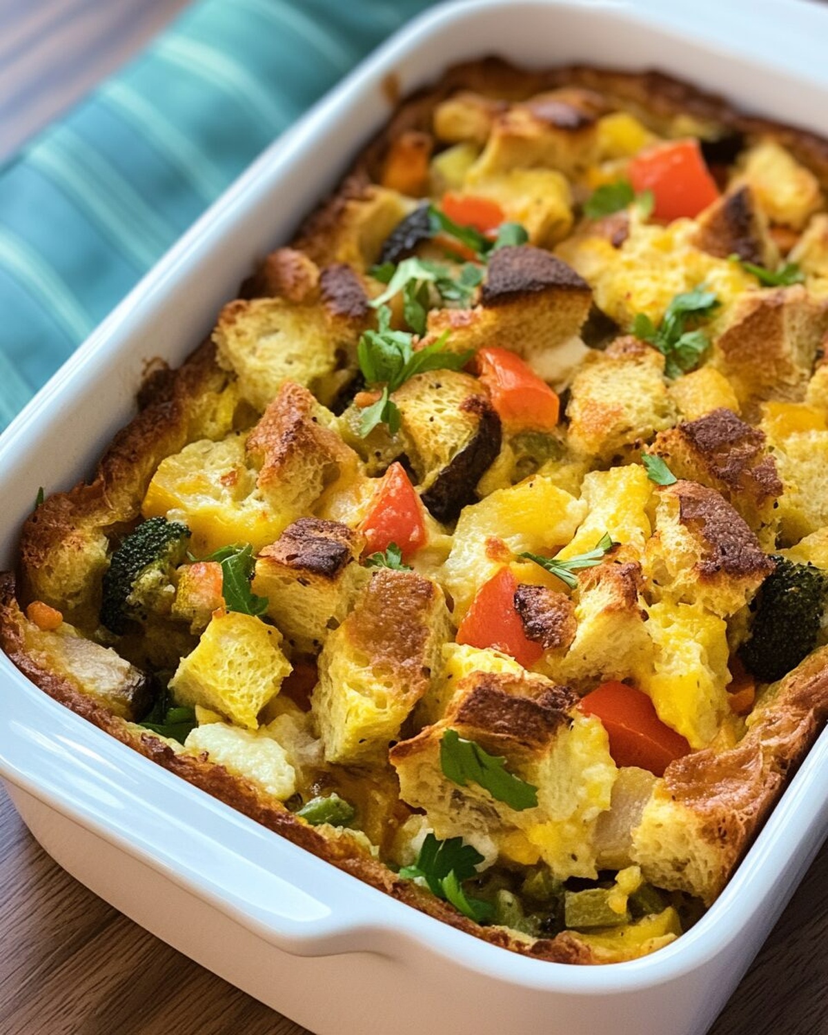 Veggie Dinner Strata Recipe