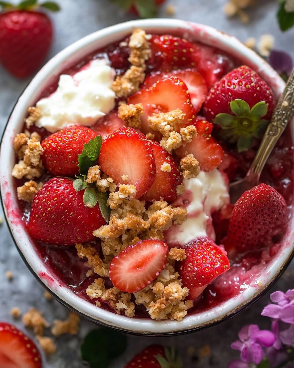 Strawberry Crumble Recipe