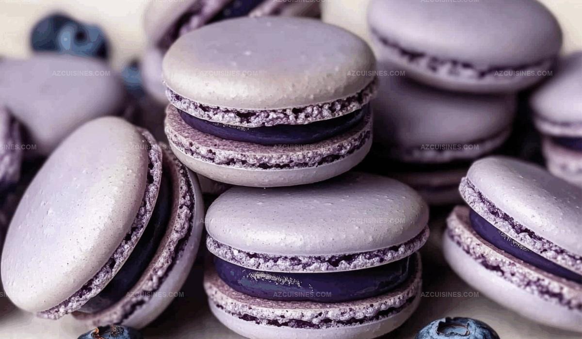Blueberry Macarons Recipe