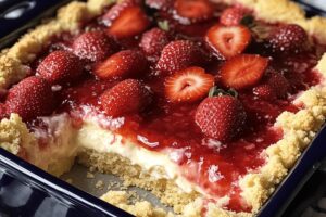 Strawberry Cheesecake Dump Cake Recipe