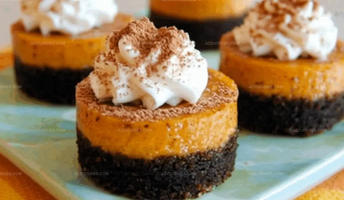 Mini Pumpkin Cheesecakes With Gingersnap Crust Recipe