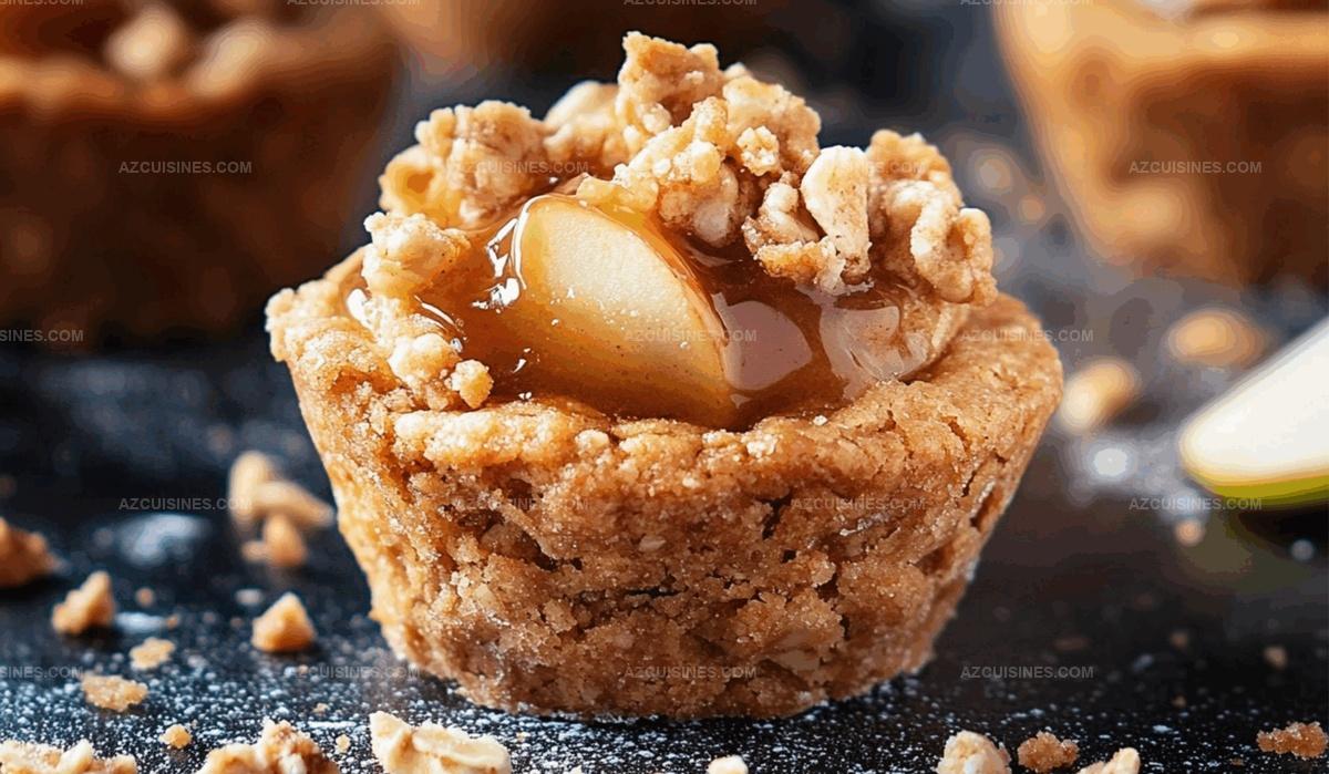 Apple Crisp Cookie Cups Recipe