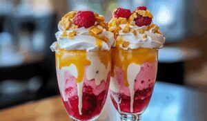 Golden Raspberry Cheesecake Milkshake Delights Recipe