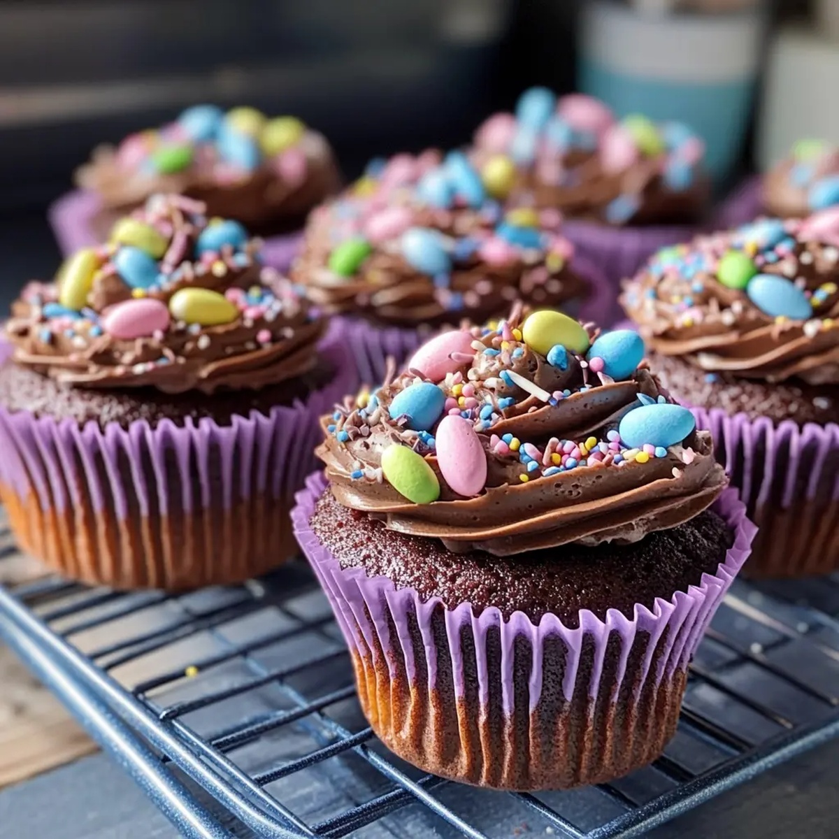 Chocolate Easter Cupcakes Recipe