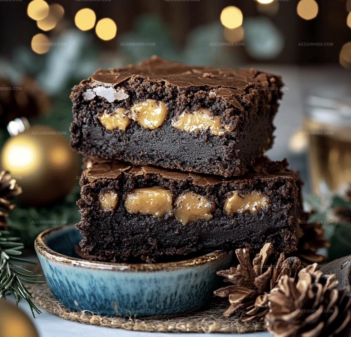 Peanut Butter Stuffed Brownies Recipe