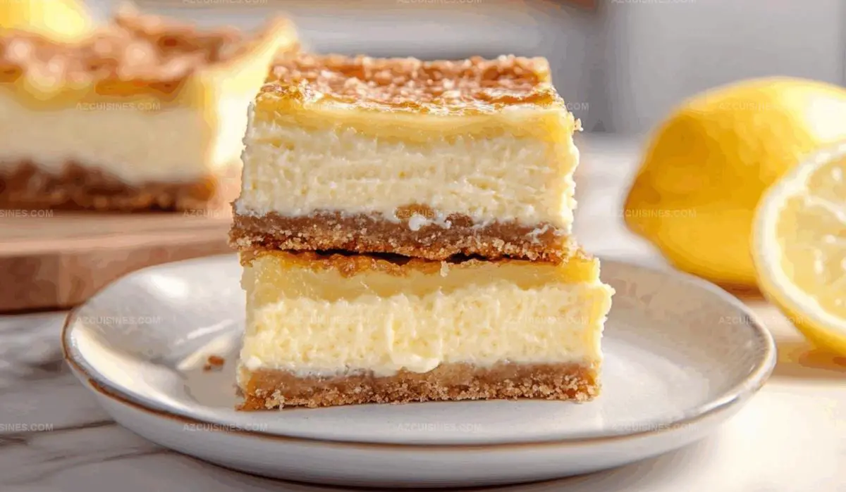 Lemon Cheesecake Bars Recipe