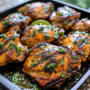 Honey Lime Grilled Chicken Thighs Recipe
