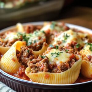 Ground Beef Stuffed Shells Recipe