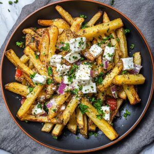 Greek Fries with Feta and Herbs Recipe
