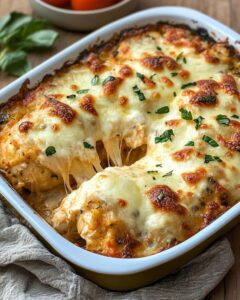 Cheesy Mozzarella Chicken Bake Recipe