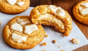 Cheesecake Stuffed Pumpkin Cookies Recipe