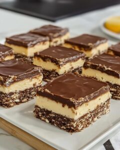 Decadent Triple-Layered Nanaimo Bars Recipe