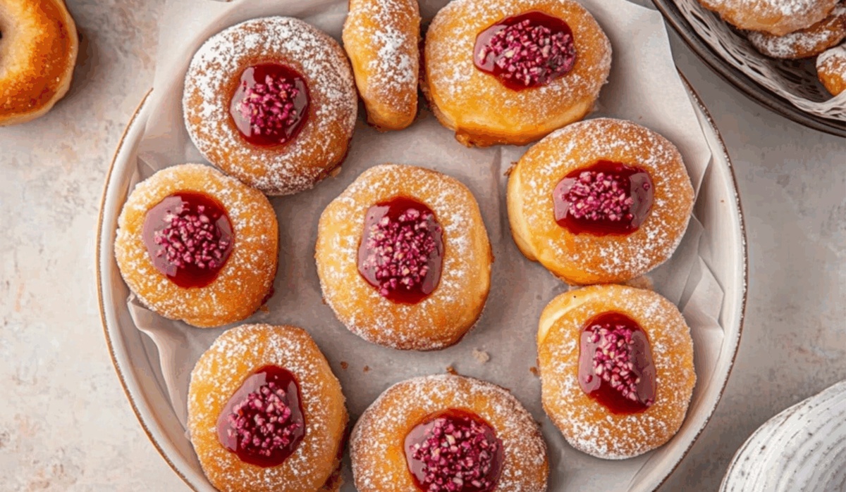 Sufganiyot (Jelly Donuts) Recipe