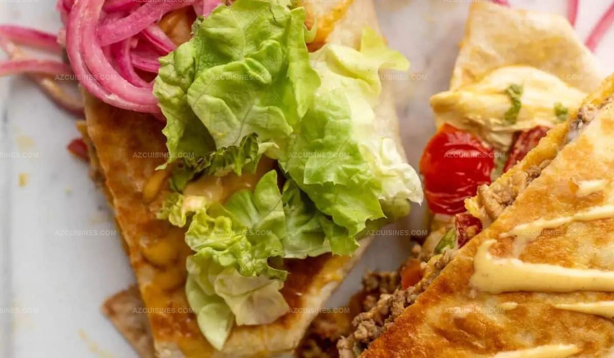 Cheeseburger Crunchwraps Recipe