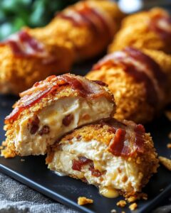 Overstuffed Cream Cheese and Bacon Stuffed Doritos Chicken Recipe