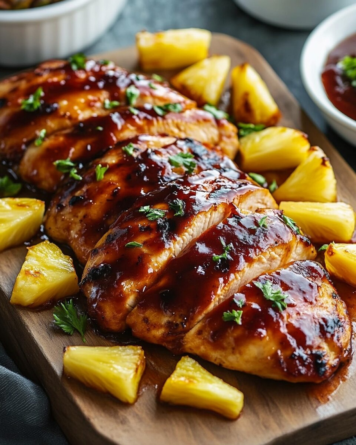 Baked Pineapple BBQ Chicken Breast Recipe