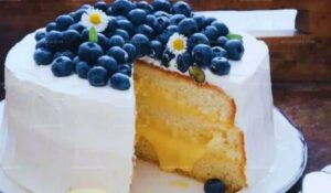 Lemon Blueberry Layer Cake Recipe
