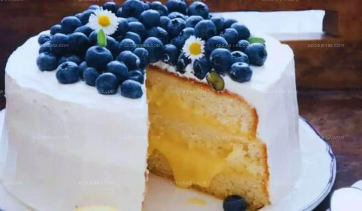 Lemon Blueberry Layer Cake Recipe