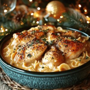 Comforting Chicken & Noodles Crock Pot Recipe