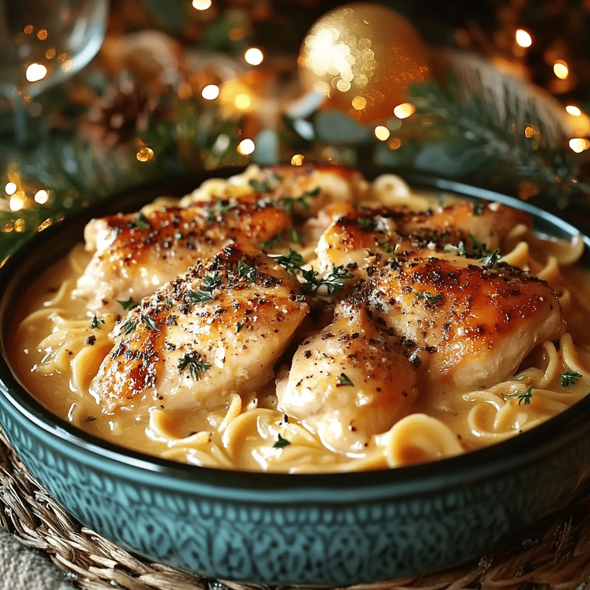 Comforting Chicken & Noodles Crock Pot Recipe