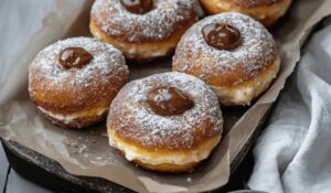 Dirty Chai Cream Filled Doughnuts Recipe